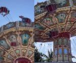 Professora é arremessada de brinquedo em parque de diversões