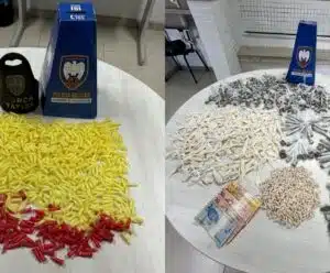 PM apreende pinos de cocaína e buchas de maconha em cidade do ES Polícia Militar apreende cocaína e buchas de maconha em cidade do ES