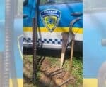 Peças de trilho de trem são encontradas dentro de veículo em Cachoeiro
