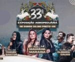 Festa de Dores começa hoje (15) e terá show de Maiara & Maraísa