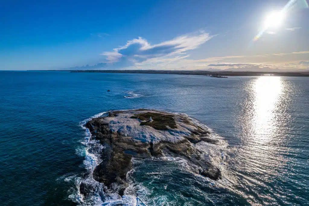 Uma das ilhas de Marataízes, a Pérola Sul Capixaba