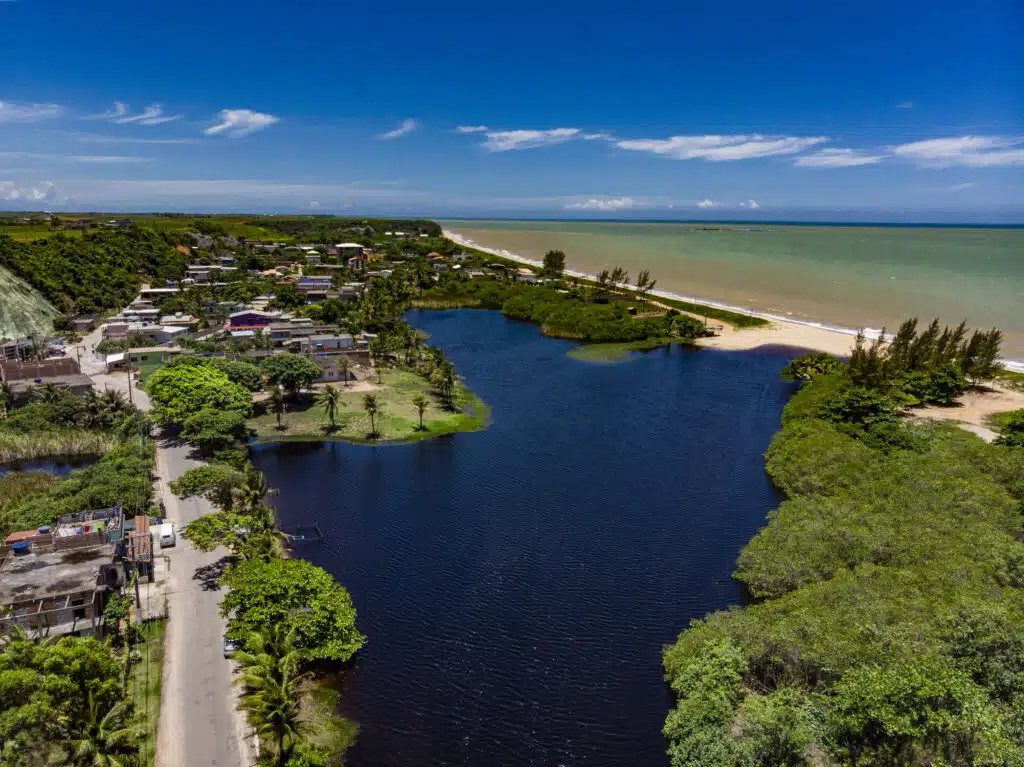 Lagoa da Boa Vista do Sul, um dos atrativos de Marataízes, a Pérola Sul Capixaba