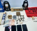 Operação conjunta apreende arma, drogas e detém quatro pessoas em Guaçuí