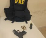 Homem é preso portando pistola de calibre restrito