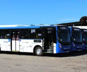 Transporte coletivo de Cachoeiro ganha ônibus mais modernos e sustentáveis Transporte coletivo de Cachoeiro ganha ônibus
