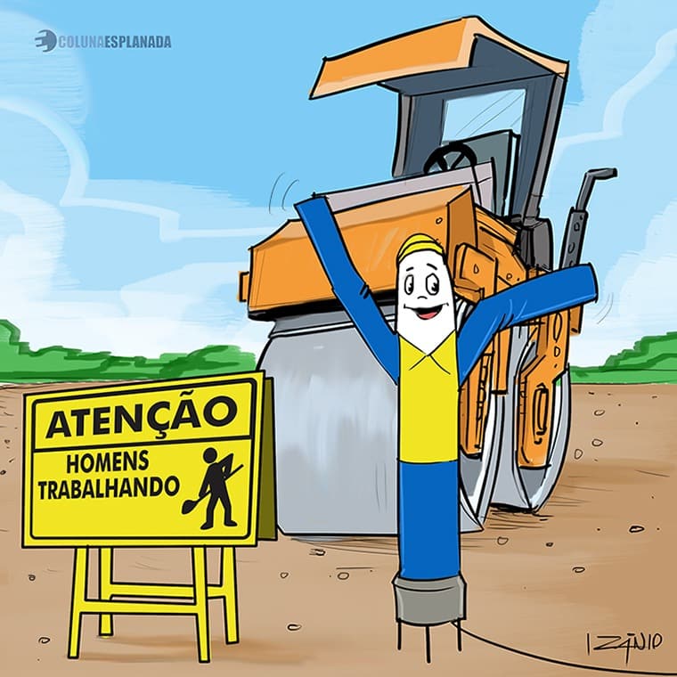 Charge: Izânio Façanha Charge: Izânio Façanha