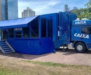 Caminhão da Caixa está no ES para renegociar dívidas com descontos de até 90% Caminhão da Caixa