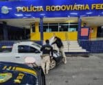Carro roubado em Belo Horizonte é recuperado pela PRF em Ibatiba