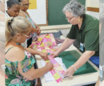 Mulheres de Limeira em Anchieta iniciam o curso de patchwork