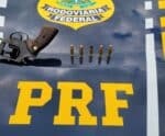 PRF prende homem por porte ilegal de arma e crime de trânsito