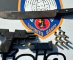 Homem armado com pistola e facão é preso após causar medo em Muqui
