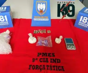 Polícia Militar apreende drogas no bairro Buraca em Marataízes