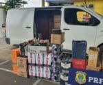 PRF apreende bebidas com nota fiscal irregular em Mimoso do Sul