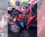 Motorista é socorrido após se envolver em acidente na ES 482 em Alegre