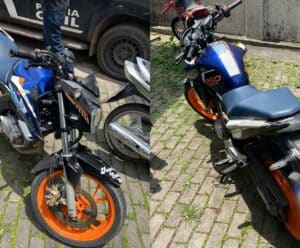 Polícia prende investigado por adulteração da placa de motocicleta no ES