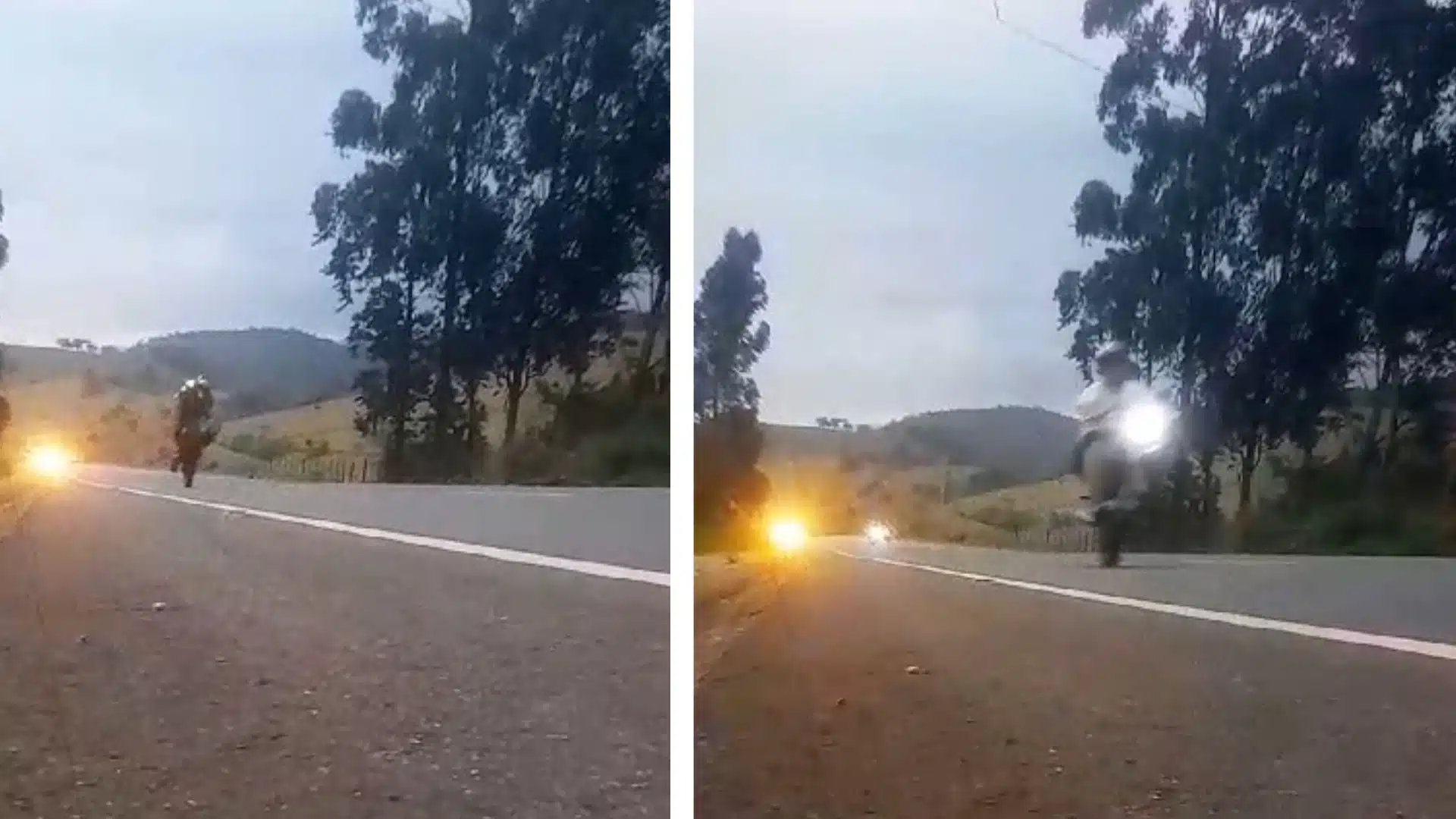 jovem faz manobras perigosas