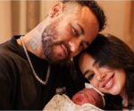 Filha de Neymar e Bruna Biancardi aparece de olhos abertos
