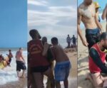 Marataízes: salva-vidas resgatam banhista desacordado na Lagoa do Sirí