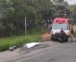 Motociclista morre em acidente na BR-262 em Marechal Floriano