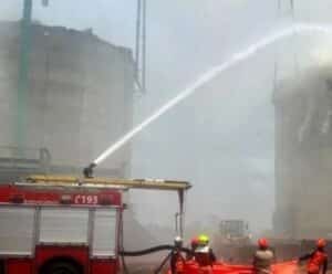 Incêndio de grande proporção atinge fábrica de MDF no Espírito Santo