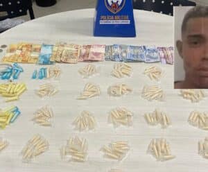 Na lista dos criminosos mais procurados, “Dentinho” é preso após perseguição Dentinho - criminoso preso pela PM em Cariacica