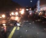 VÍDEO: Acidente entre moto e carreta deixa jovem morto em rodovia do ES