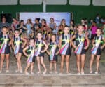 Meninas participam do 1° Torneio de Ginástica Rítmica em Muqui