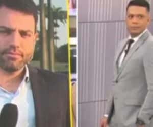 “Bom dia, Fralda!”, diz repórter ao confundir nome de apresentador Jornalista e apresentador