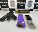 Homem é preso com drogas e arma ilegal em apartamento alugado no ES