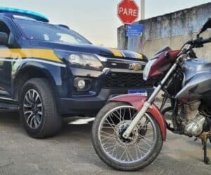 Mais uma moto adulterada é recuperada na BR-101 no ES