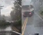 VÍDEO | Chuva de granizo provoca estragos em Vargem Alta