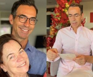 César Tralli descobre, no seu aniversário, carta escrita pela mãe há 28 anos