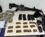 Drogas, munições e fuzil são apreendidos pela PM em cidade do ES