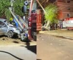 VÍDEO | Acidente grave deixa uma pessoa presa às ferragens em Castelo