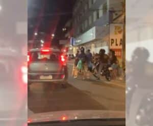 Mulher é socorrida em estado grave após ser atropelada em Cachoeiro