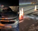 Ciclista morre ao ser atingido por carro na BR-101 em Anchieta
