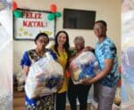 Famílias de Cachoeiro recebem cestas da Campanha Natal Permanente