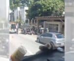 VÍDEO | Motociclista fica ferido após bater em caminhão em Cachoeiro