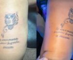Influenciadora faz tatuagem na Farofa da Gkay, mas tatuador comete erro