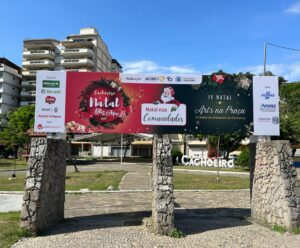 IV Natal Arts na Praça acontece nesta quarta (13) em Cachoeiro Fachada da Praça de Fátima para o Natal 2023