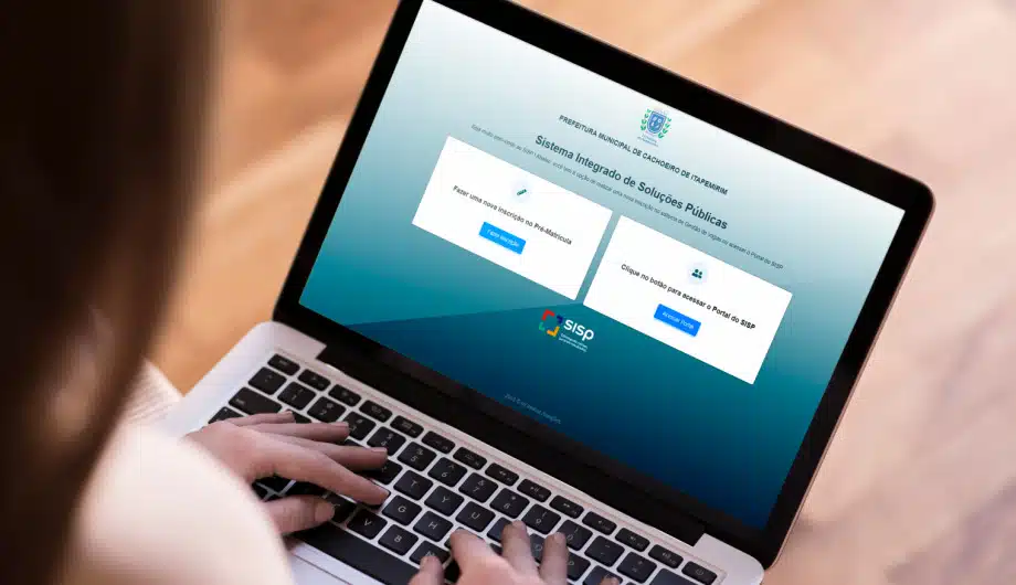 site para matrículas rede municipal Cachoeiro