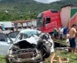 Acidente grave deixa uma pessoa morta e 3 feridas em rodovia