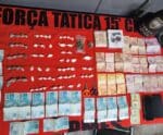 Ação da PM resulta na apreensão de drogas e dinheiro em Mimoso do Sul