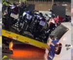 Motos apreendidas em Cachoeiro: valor das multas ultrapassam R$ 90 mil