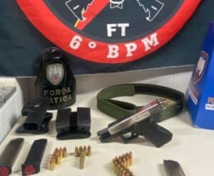 Suspeito procurado pela polícia é preso com arma de fogo no ES