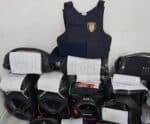 Caixas de som apreendidas durante réveillon no litoral Sul do ES