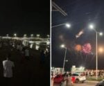 Público fica frustrado com falhas na queima de fogos em Marataízes