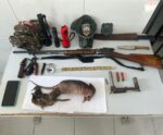 Homem é detido em Sooretama com arma de fogo e animais silvestres abatidos