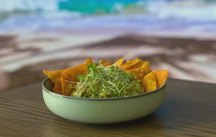 bowl com guacamole