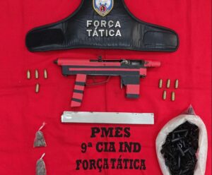 Operação da PM apreende drogas e armamento pesado em Itapemirim